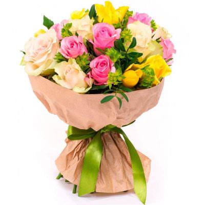 Букет из роз «Цветочный вихрь»