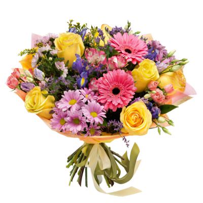 Букет из свежих цветов «Солнечный миг»