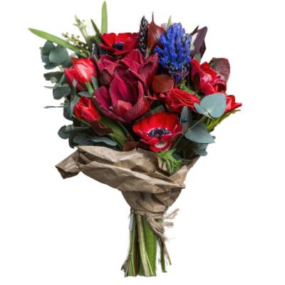 Красивый букет живых цветов «Яркая палитра»