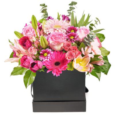 Букет в коробке «Розовый сон»
