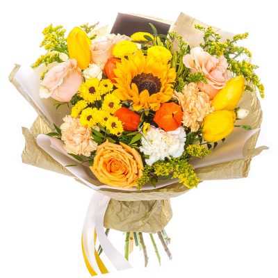 Роскошный букет «Летний закат»