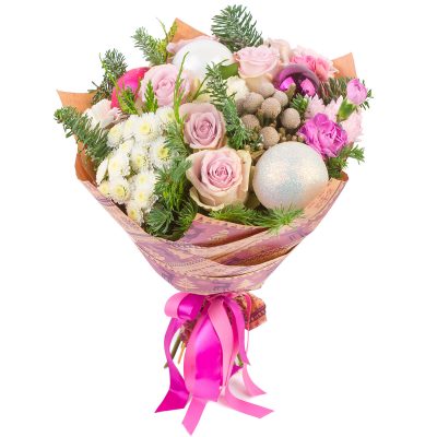 Красивый букет из ароматных цветов «Цветочный взрыв»