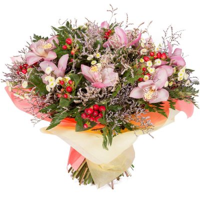 Премиальный букет «Нежный закат»